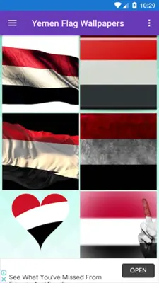 Yemen Flag Wallpaper Flags, C android App screenshot 7